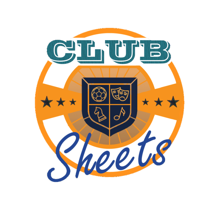 clubsheets.com